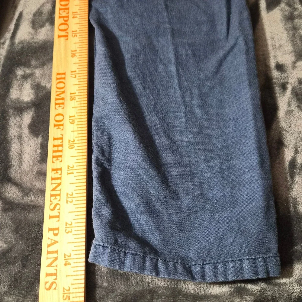 LC Lauren Conrad Paperbag Waist Pants Blue High Rise Tie Belt S WL31X056RS3